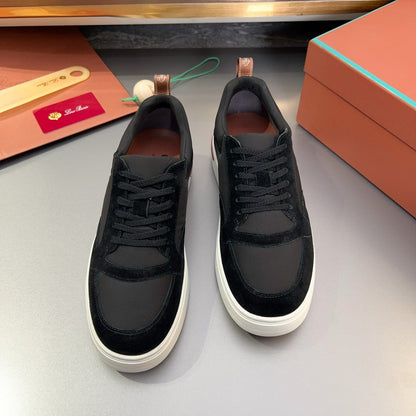 LP NEWPORT WALK SNEAKERS BLACK SUEDE