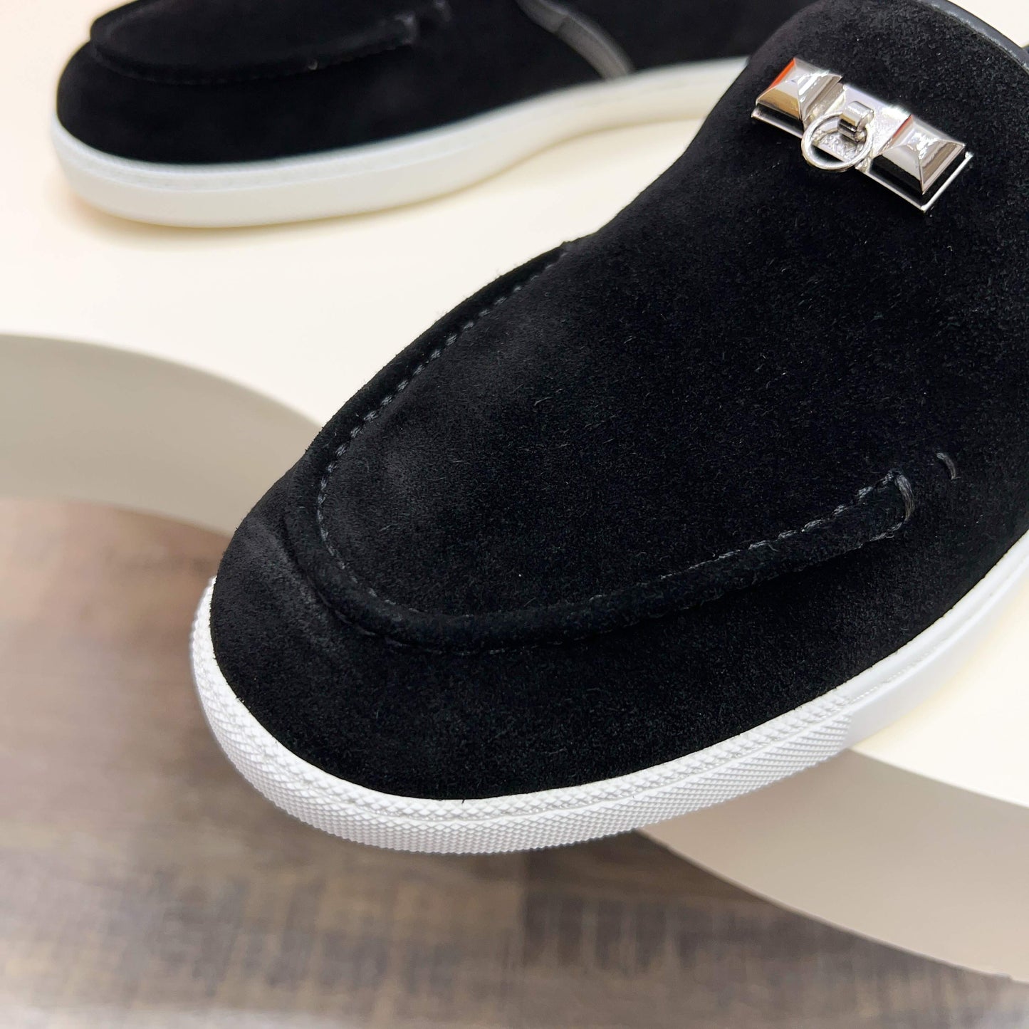 HM Men's Jour Loafer Black Suede 687435