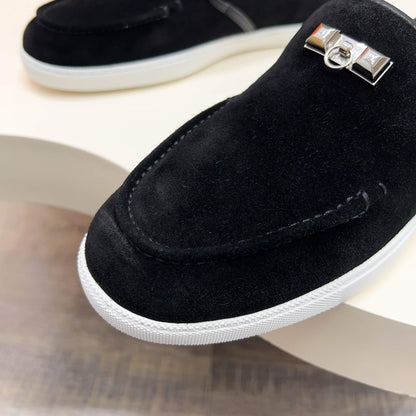 HM Men's Jour Loafer Black Suede 687435