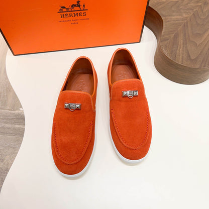HM Men's Jour Loafer Orange Suede 687436