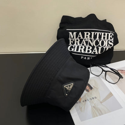 Prada Black Nylon Bucket Hat 269043
