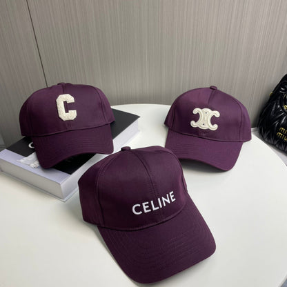 Celin Cap Dark Purple Cotton Twill Fabric 210444