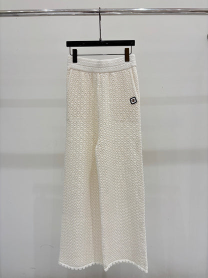 Chanel 2026 Knit Set Cream Cotton 394759