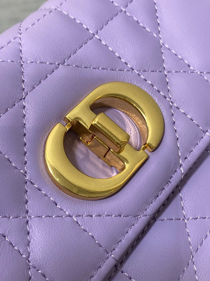 CD Miss Caro 17 Bag Purple Calfskin 229250