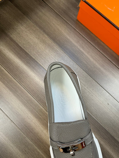 HM GAME SLIP-ON SNEAKER GRAY CALFSKIN