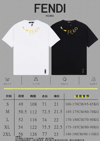 Fendi 2026 Men's Short-Sleeve T-Shirt Cotton 806065