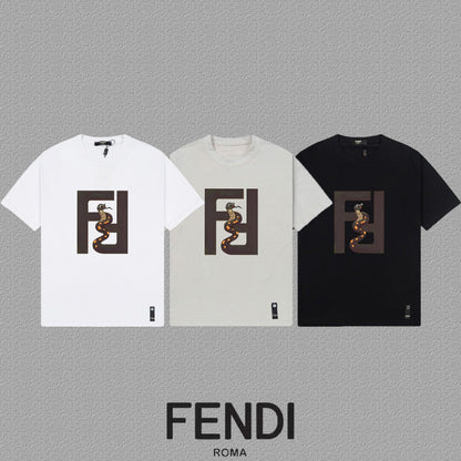 Fendi 2026 Men's Short-Sleeve T-Shirt Cotton 806084