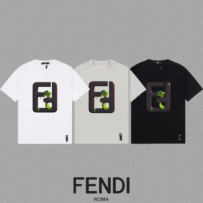 Fendi 2026 Men's Short-Sleeve T-Shirt Cotton 806090