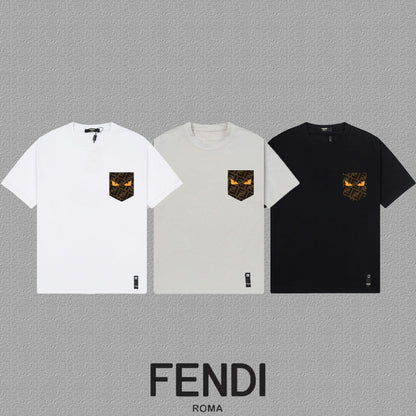 Fendi 2026 Men's Short-Sleeve T-Shirt Cotton 806096