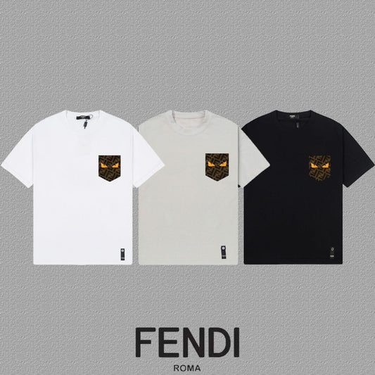 Fendi 2026 Men's Short-Sleeve T-Shirt Cotton 806096