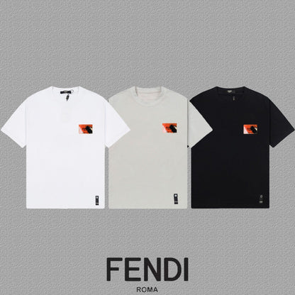 Fendi 2026 Men's Short-Sleeve T-Shirt Cotton 806099