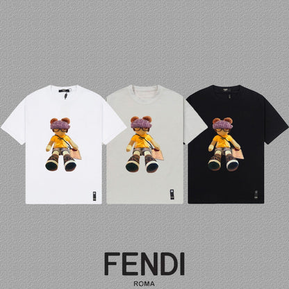 Fendi 2026 Men's Short-Sleeve T-Shirt Cotton 805936