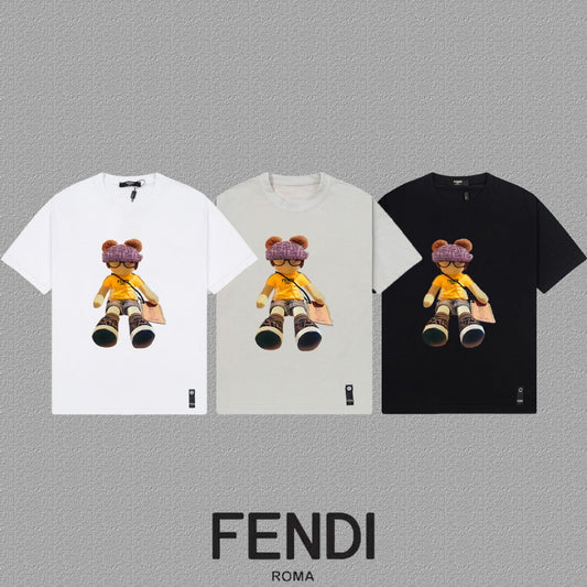 Fendi 2026 Men's Short-Sleeve T-Shirt Cotton 805936