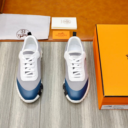 HM BOUNCING SNEAKER NAVY AND GRAY CANVAS