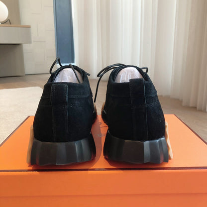 HM Men's Increase Sneaker Black Suede 204377