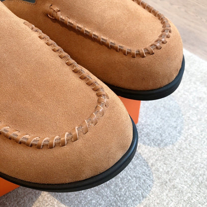 HM Men's 25 Johan Mule Light Brown Suede 582077