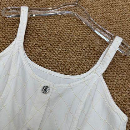 Chanel 2026 Dress White Cotton 401641