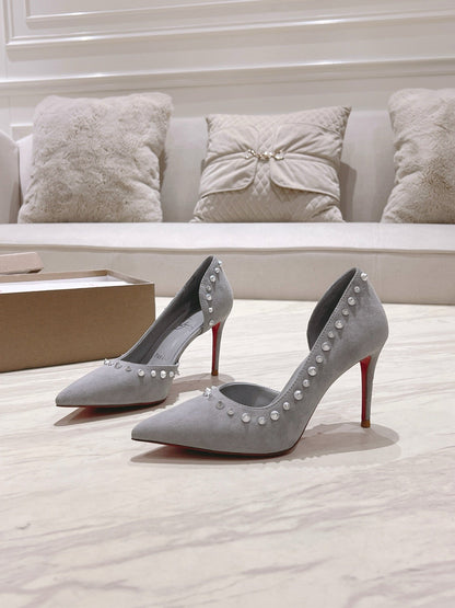 CL 25 Iriza Pumps 8.5cm Grey Suede 314903
