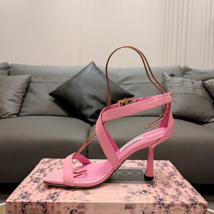Jimmy 25 Jessica Sandal Pink Pastel Nappa Leather 240094