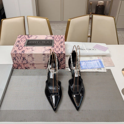 Jimmy 25 Stevie 80 Pumps Black Patent Leather 240028