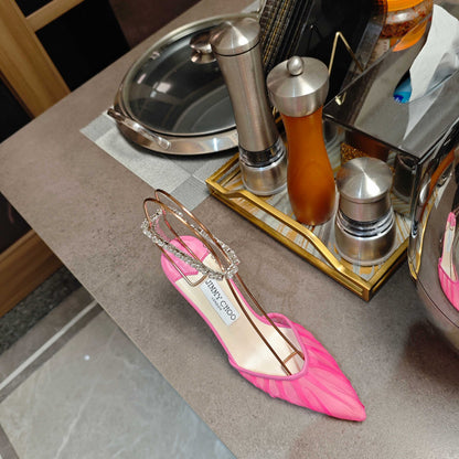 Jimmy 25 Seada 100 Pump Pink Cowhide 240049