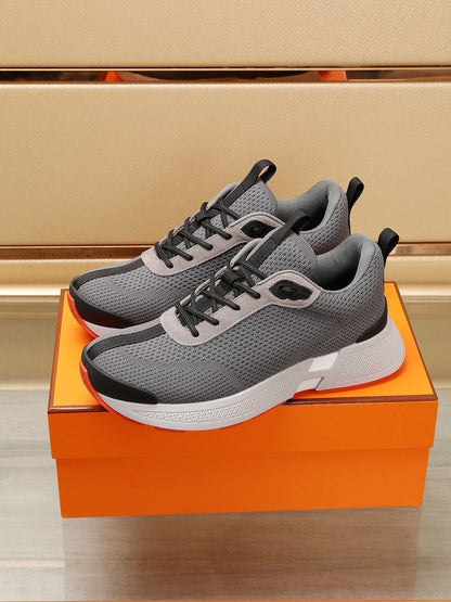 HM HUGO SNEAKER GRAY BREATHABLE FABRIC