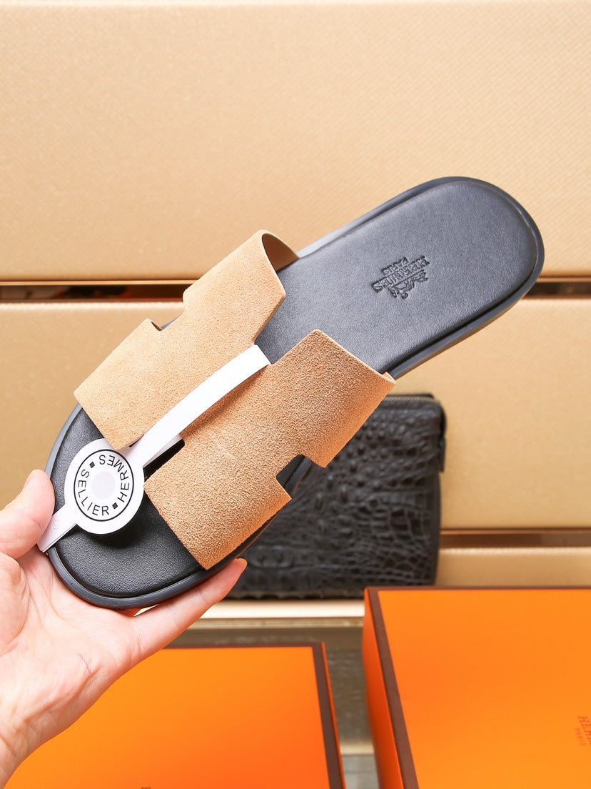 HM IZMIR SANDAL TANGERINE SUEDE