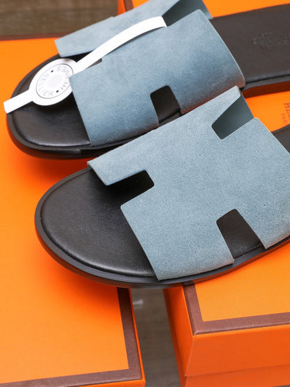 HM IZMIR SANDAL STONE SUEDE