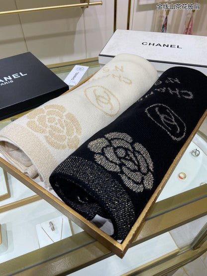 CC Scarf 195 CM In White Cashmere 407295