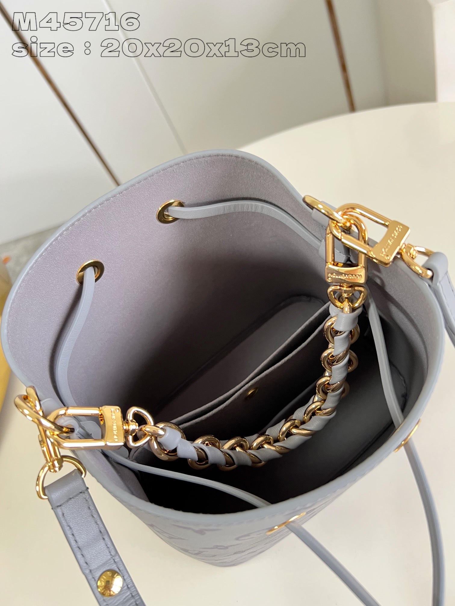 NEONOE BB 20 GRAY MONOGRAM CANVAS