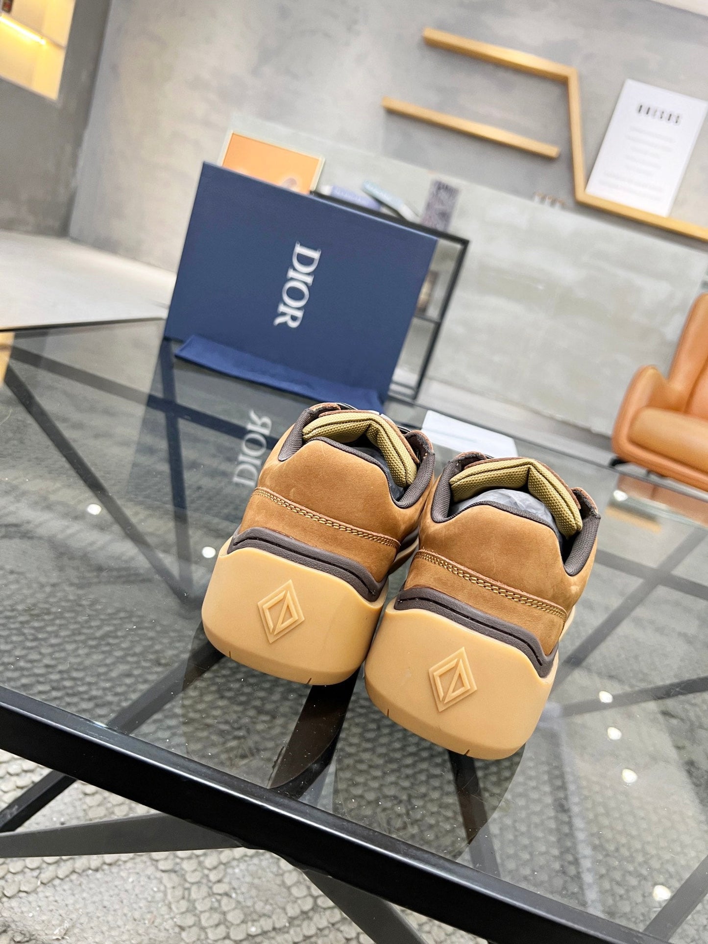 CD DEAN SNEAKER BRONZE CALFSKIN