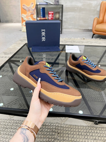 CD DEAN SNEAKER BROWN CALFSKIN