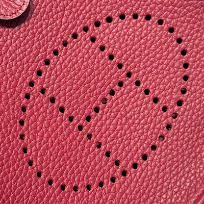 Hermes Evelyn 18 Bag Ruby Red Epsom Leather 255529