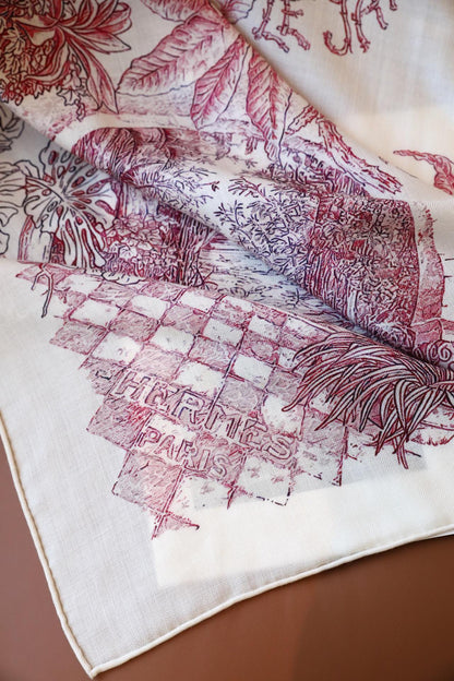 SCARF 140 IN ROSE PINK SILK