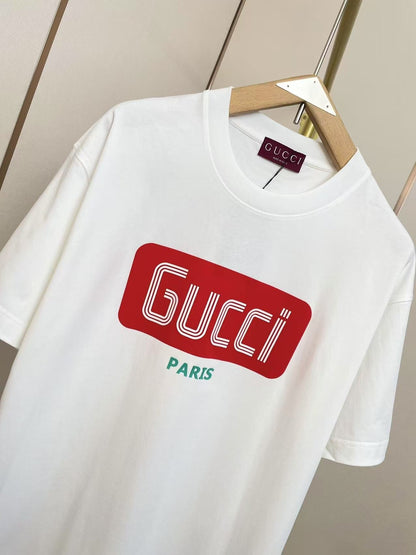 GC 2026 Men's 3D Letter T-Shirt Cotton Fabric 699240