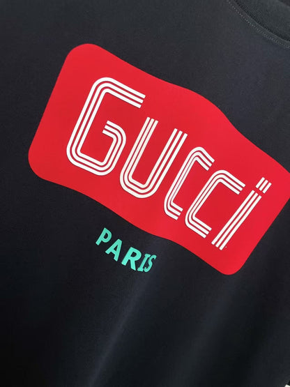 GC 2026 Men's 3D Letter T-Shirt Cotton Fabric 699240