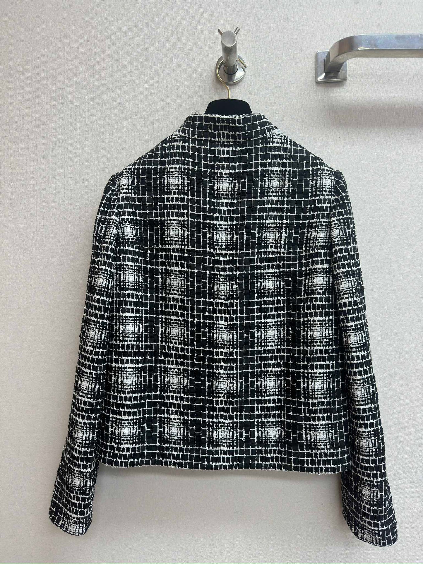 CC 25 Tweed Jacket Black Polyamide Cotton 251893