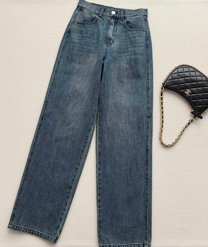 Chanel 2026 Denim Pant Blue Cotton 363711