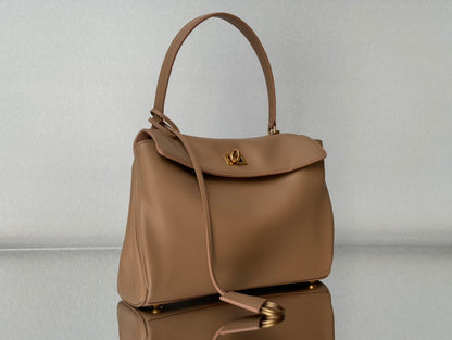 Balenciaga Small Bag 29 Rich Brown Calfskin Gold Hardware