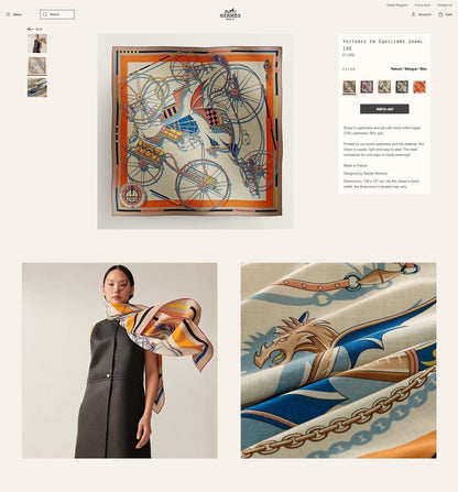 Voitures En Equilibre Scarf 140 CM In Colorful Cashmere And Silk 286417