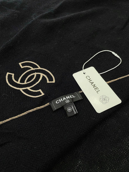 CC Scarf 200 CM In Black Cashmere 296704