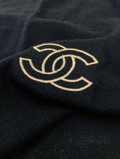 CC Scarf 200 CM In Black Cashmere 296704