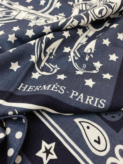 Cheval Punk Bandana Scarf 135 CM In Colorful Cashmere And Silk 304390