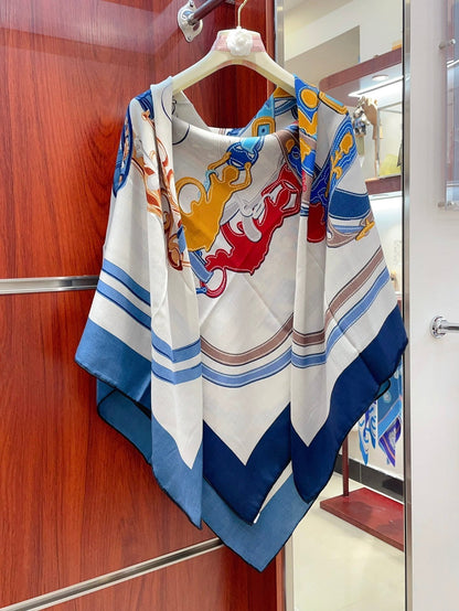 Brides De Gala Forever Scarf 140 CM In Colorful Cashmere And Silk 337144