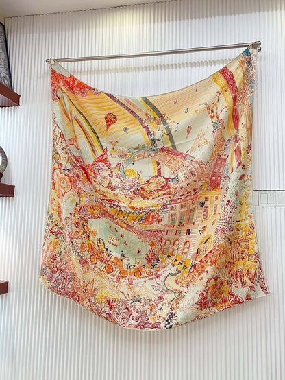 SCARF 140 CM COLORFUL 389996