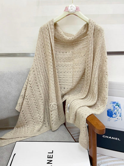 CC Scarf 190 CM In Beige Cashmere 396246