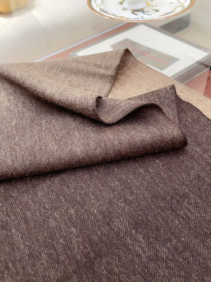 CC Scarf 180 CM In Dark Brown Mix Beige Cashmere  422763
