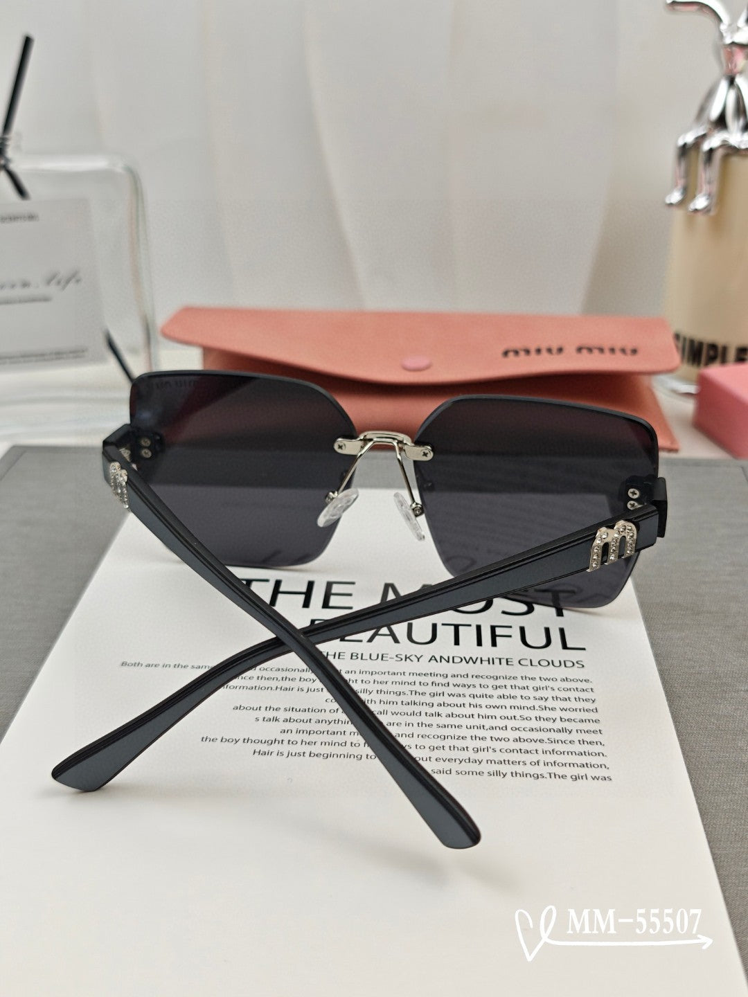 RUNWAY SQUARE SUNGLASSES 55507 IN ACETATE