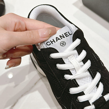 Women's Black White Sneaker Breathable mesh