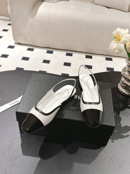 CC Slingback White Leather 237498